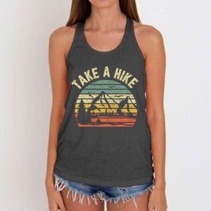 Take A Hike Outdoors Camping Nature Hiking Women's Knotted Racerback Tank