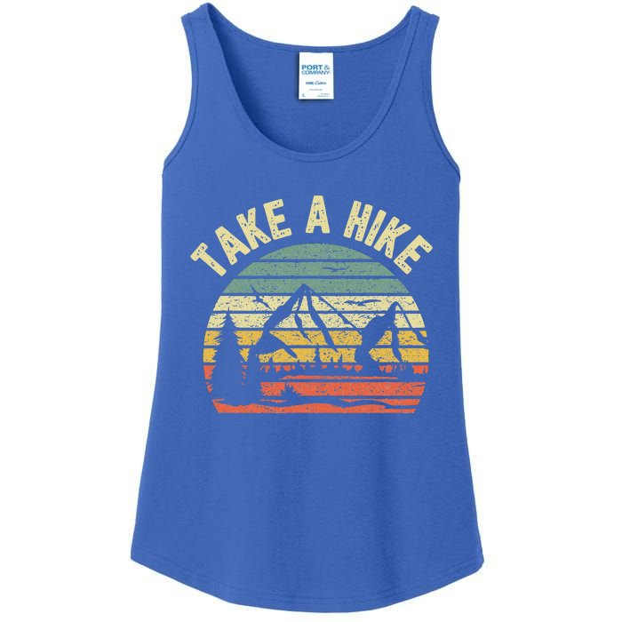 Take A Hike Outdoors Camping Nature Hiking Ladies Essential Tank