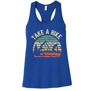 Take A Hike Outdoors Camping Nature Hiking Women's Racerback Tank