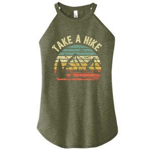 Take A Hike Outdoors Camping Nature Hiking Women's Perfect Tri Rocker Tank