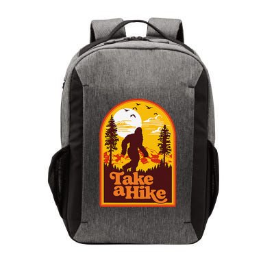 Take A Hike Bigfoot Earth Day Retro Sasquatch Hiking Camping Vector Backpack