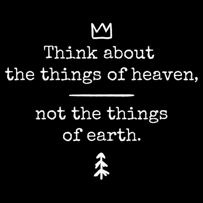 Think About Heaven Bible Quote Impact Tech Backpack