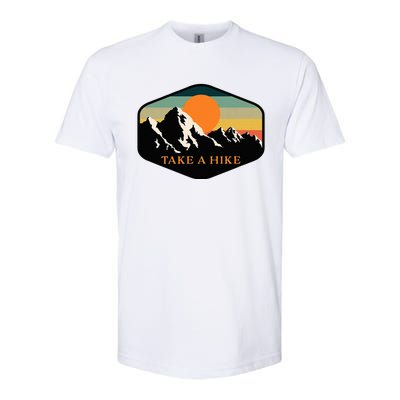 Take A Hike Retro Vintage Outdoor Hiking Softstyle® CVC T-Shirt