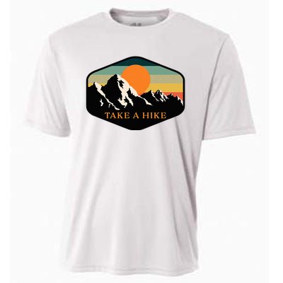 Take A Hike Retro Vintage Outdoor Hiking Cooling Performance Crew T-Shirt