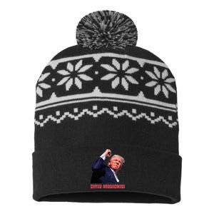 Trump Assassinated Injured In Pennsylvania July 13 2024 USA-Made Snowflake Beanie