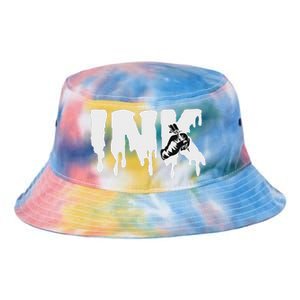 Tattoo Artist Ink Doing A Tattoo Tie Dye Newport Bucket Hat