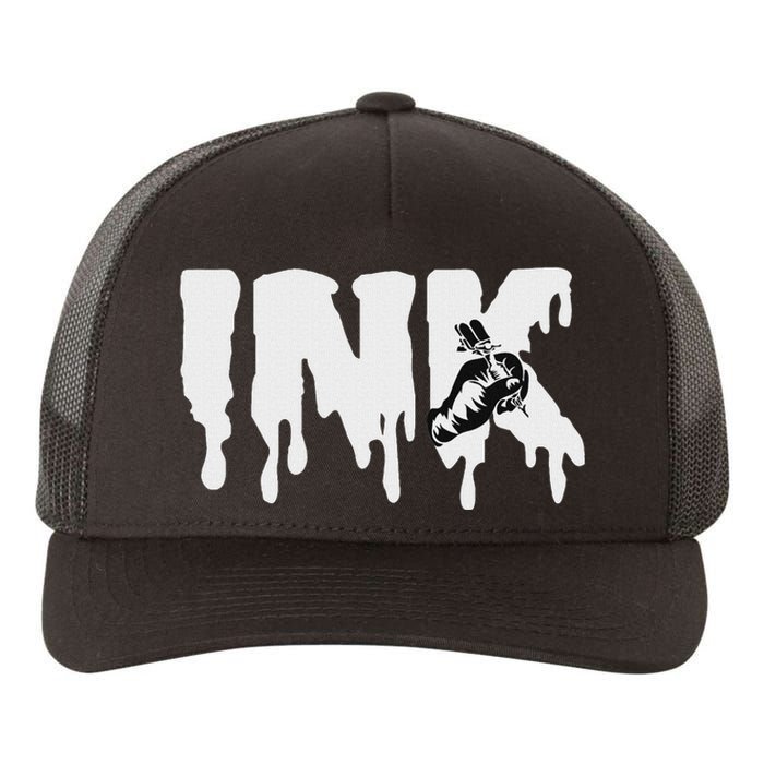 Tattoo Artist Ink Doing A Tattoo Yupoong Adult 5-Panel Trucker Hat