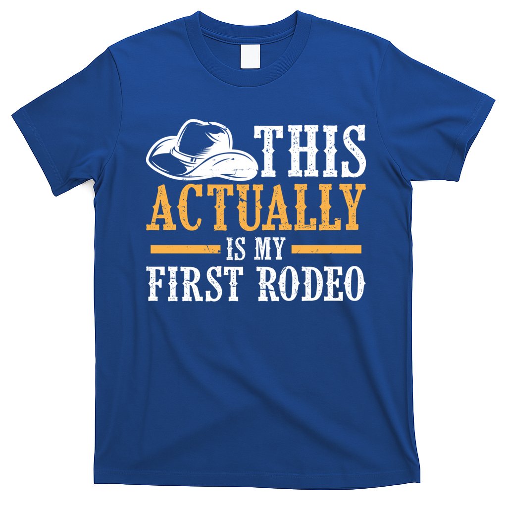 That Actually Is My First Rodeo Vintage Retro Country Life Cowboy T-Shirt
