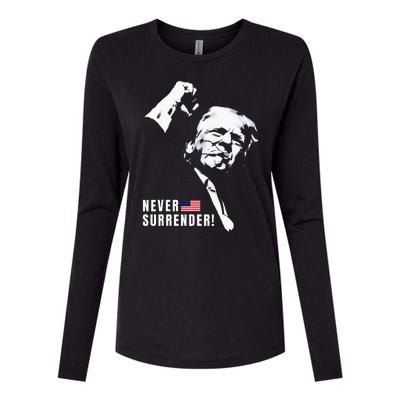 Trump Assassinated Injured In Pennsylvania July 13 2024 Womens Cotton Relaxed Long Sleeve T-Shirt