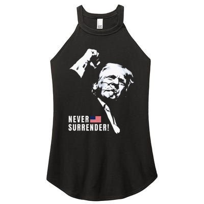 Trump Assassinated Injured In Pennsylvania July 13 2024 Women's Perfect Tri Rocker Tank