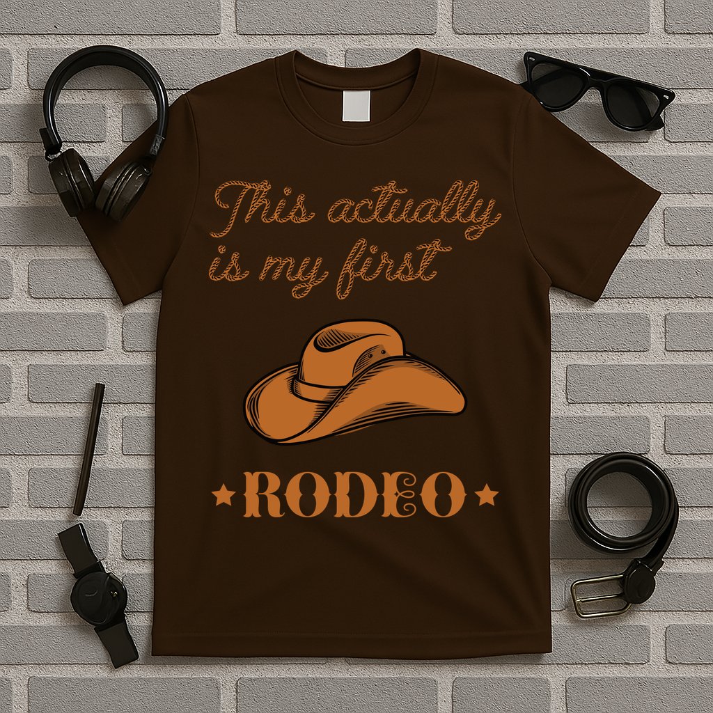 This Actually Is My First Rodeo Country Life Cowboy T-Shirt