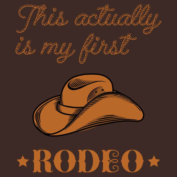 This Actually Is My First Rodeo Country Life Cowboy T-Shirt
