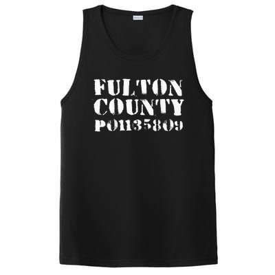 Trump Arrest Inmate Number P01135809 Funny Halloween PosiCharge Competitor Tank