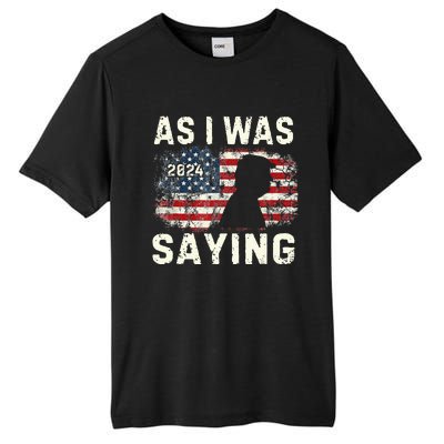 Trump As I Was Saying Trump His Speech Trump Vance Vintage Tall Fusion ChromaSoft Performance T-Shirt