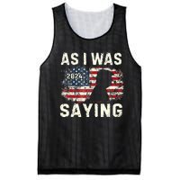 Trump As I Was Saying Trump His Speech Trump Vance Vintage Mesh Reversible Basketball Jersey Tank