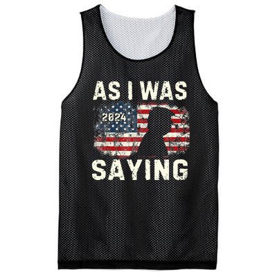 Trump As I Was Saying Trump His Speech Trump Vance Vintage Mesh Reversible Basketball Jersey Tank