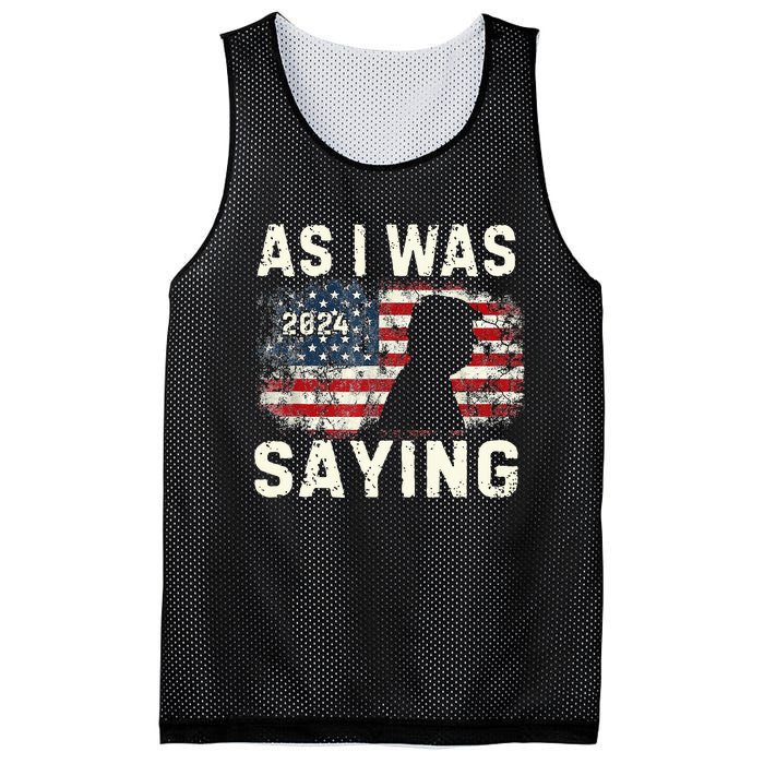 Trump As I Was Saying Trump His Speech Trump Vance Vintage Mesh Reversible Basketball Jersey Tank