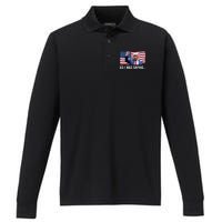 Trump As I Was Saying Trump His Speech Trump Vance Vintage Performance Long Sleeve Polo