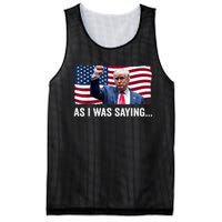 Trump As I Was Saying Trump His Speech Trump Vance Vintage Mesh Reversible Basketball Jersey Tank