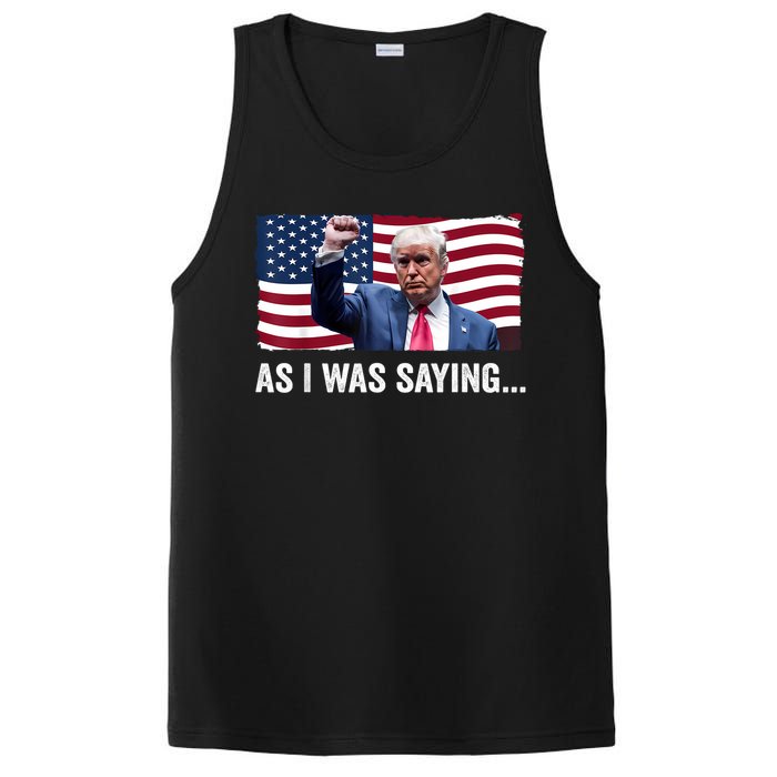 Trump As I Was Saying Trump His Speech Trump Vance Vintage PosiCharge Competitor Tank