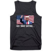 Trump As I Was Saying Trump His Speech Trump Vance Vintage Tank Top