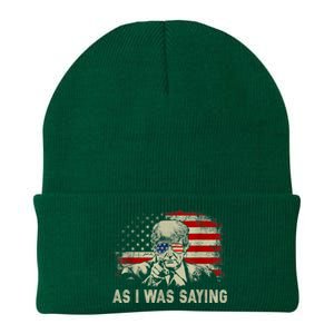 Trump As I Was Saying Trump His Speech Election Vote Knit Cap Winter Beanie