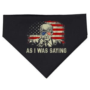 Trump As I Was Saying Trump His Speech Election Vote USA-Made Doggie Bandana