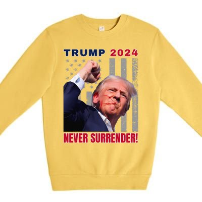 Trump Assassinated Injured In Pennsylvania July 13 2024 Premium Crewneck Sweatshirt