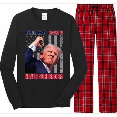 Trump Assassinated Injured In Pennsylvania July 13 2024 Long Sleeve Pajama Set