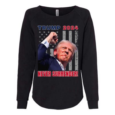 Trump Assassinated Injured In Pennsylvania July 13 2024 Womens California Wash Sweatshirt