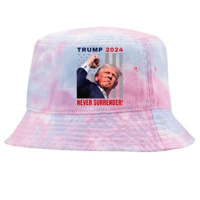 Trump Assassinated Injured In Pennsylvania July 13 2024 Tie-Dyed Bucket Hat