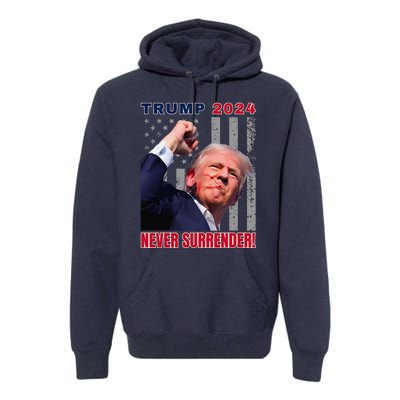 Trump Assassinated Injured In Pennsylvania July 13 2024 Premium Hoodie