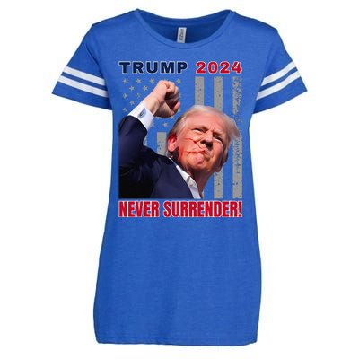 Trump Assassinated Injured In Pennsylvania July 13 2024 Enza Ladies Jersey Football T-Shirt