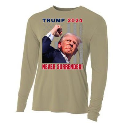 Trump Assassinated Injured In Pennsylvania July 13 2024 Cooling Performance Long Sleeve Crew