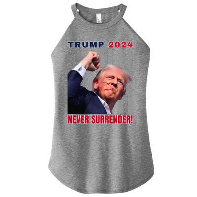 Trump Assassinated Injured In Pennsylvania July 13 2024 Women's Perfect Tri Rocker Tank