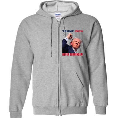 Trump Assassinated Injured In Pennsylvania July 13 2024 Full Zip Hoodie