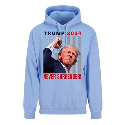 Trump Assassinated Injured In Pennsylvania July 13 2024 Unisex Surf Hoodie