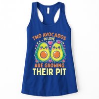 Two Avocados In Love Are Growing Avocado Pregnancy Gift Womens Tank Top