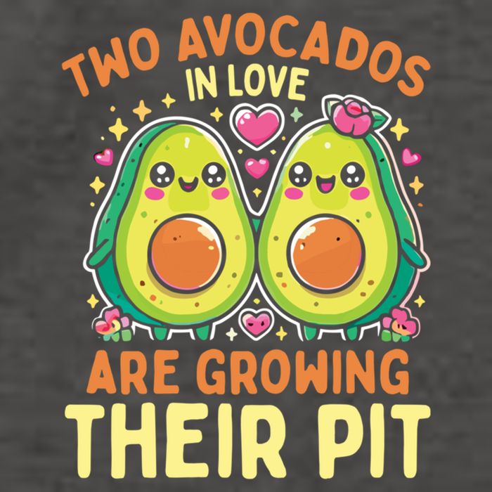 Two Avocados In Love Are Growing Avocado Pregnancy Gift Vector Backpack