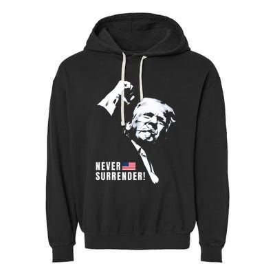 Trump Assassinated Injured In Pennsylvania July 13 2024 Garment-Dyed Fleece Hoodie