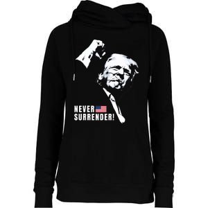 Trump Assassinated Injured In Pennsylvania July 13 2024 Womens Funnel Neck Pullover Hood