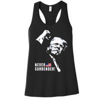 Trump Assassinated Injured In Pennsylvania July 13 2024 Women's Racerback Tank