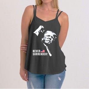 Trump Assassinated Injured In Pennsylvania July 13 2024 Women's Strappy Tank