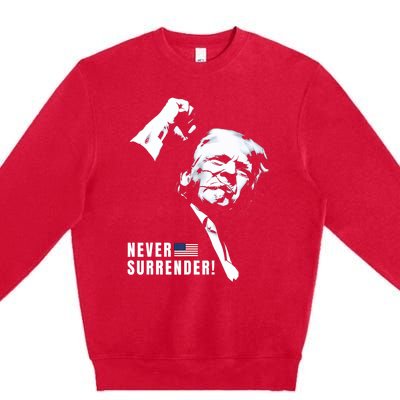 Trump Assassinated Injured In Pennsylvania July 13 2024 Premium Crewneck Sweatshirt