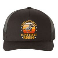 That Actually Is My First Rodeo Vintage Retro Country Life Cowboy Yupoong Adult 5-Panel Trucker Hat