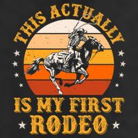 That Actually Is My First Rodeo Vintage Retro Country Life Cowboy Hat