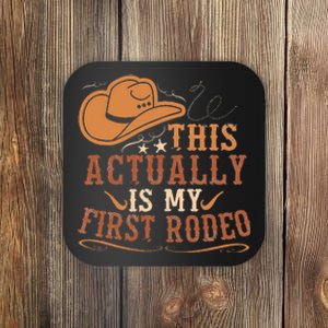 This Actually Is My First Rodeo Cowgirl Bronco Bucking Coaster