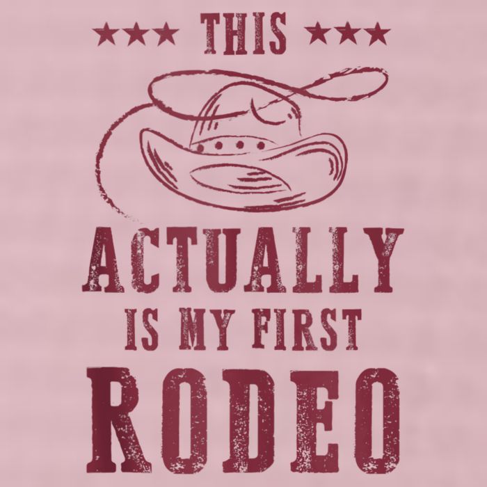 This Actually Is My First Rodeo Cowboy 25L Jumbo Tote