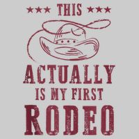 This Actually Is My First Rodeo Cowboy Tie-Dye T-Shirt