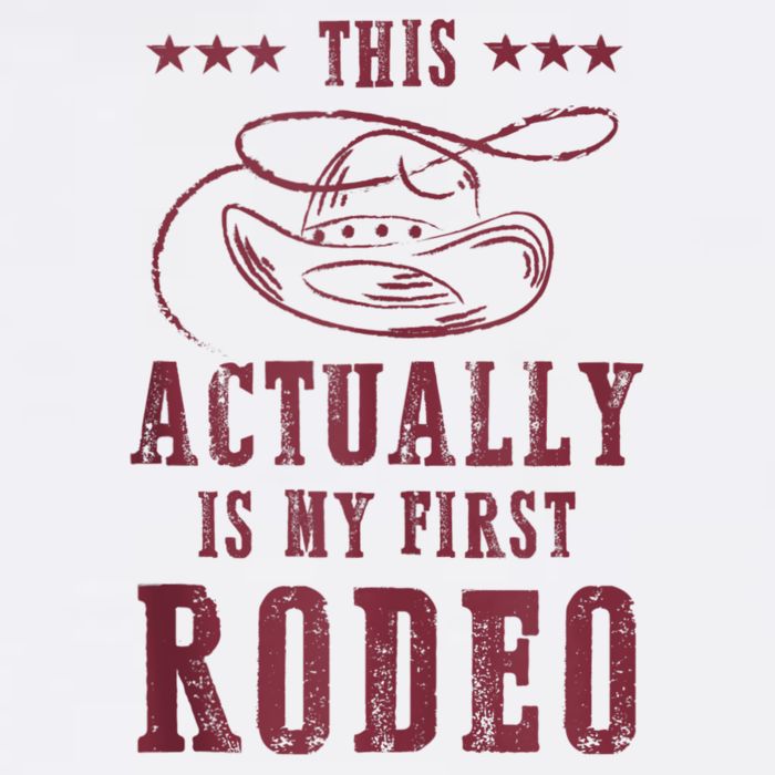 This Actually Is My First Rodeo Cowboy Cool Comfort Performance Bucket Hat